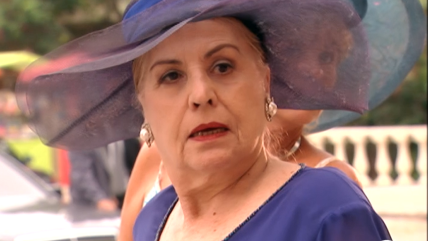 A atriz Jacqueline Laurence na novela "Senhora do Destino", da TV Globo • Divulgação/TV Globo