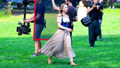 Jessica Biel gravando "The Better Sister", em Nova York