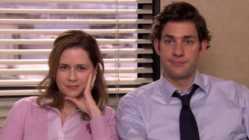 Jim e Pam, de "The Office" / Reprodução