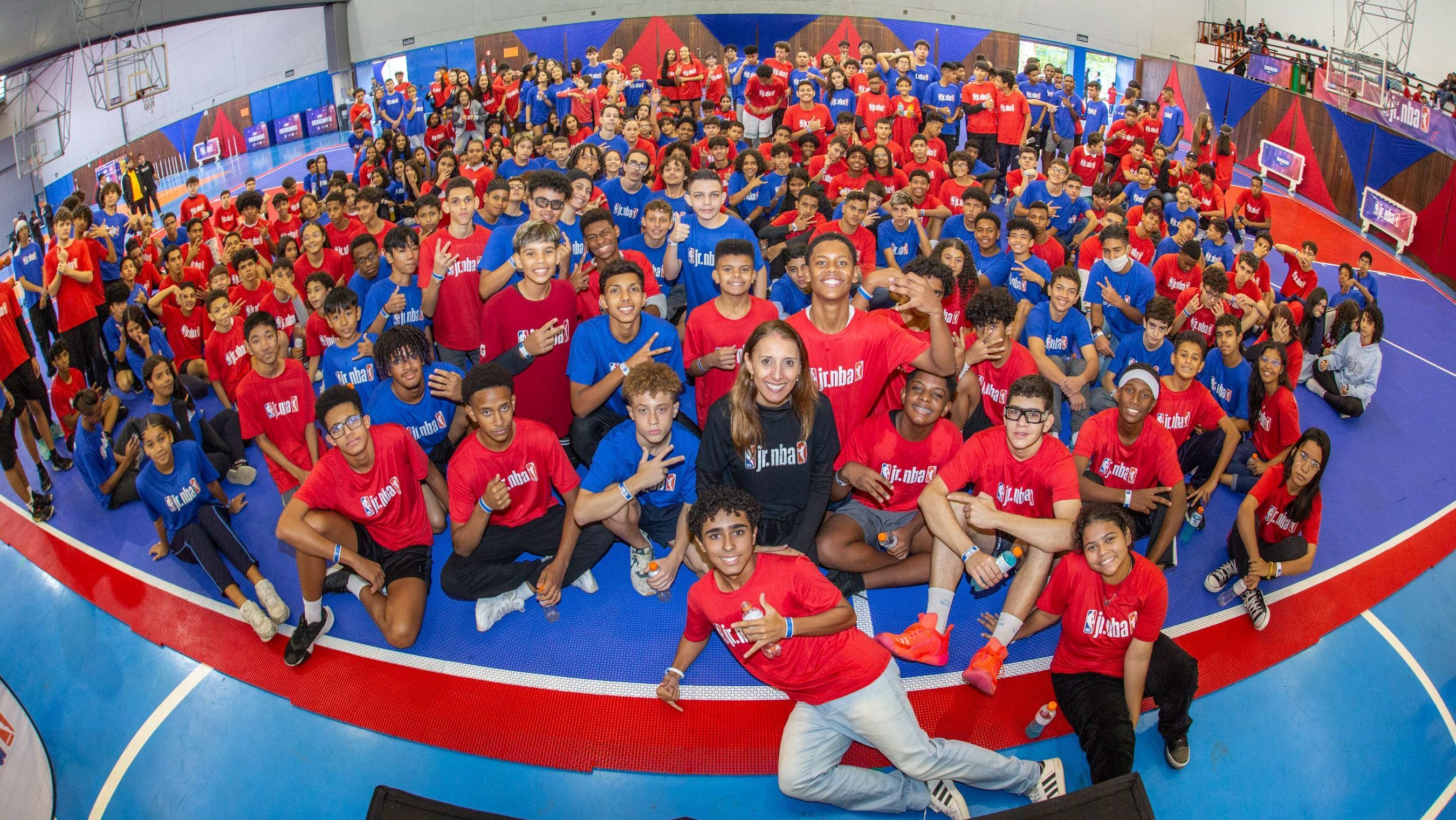 Jr. NBA Day reuniu 900 crianças da rede pública de ensino de São Paulo / Flavio Damião/NBA