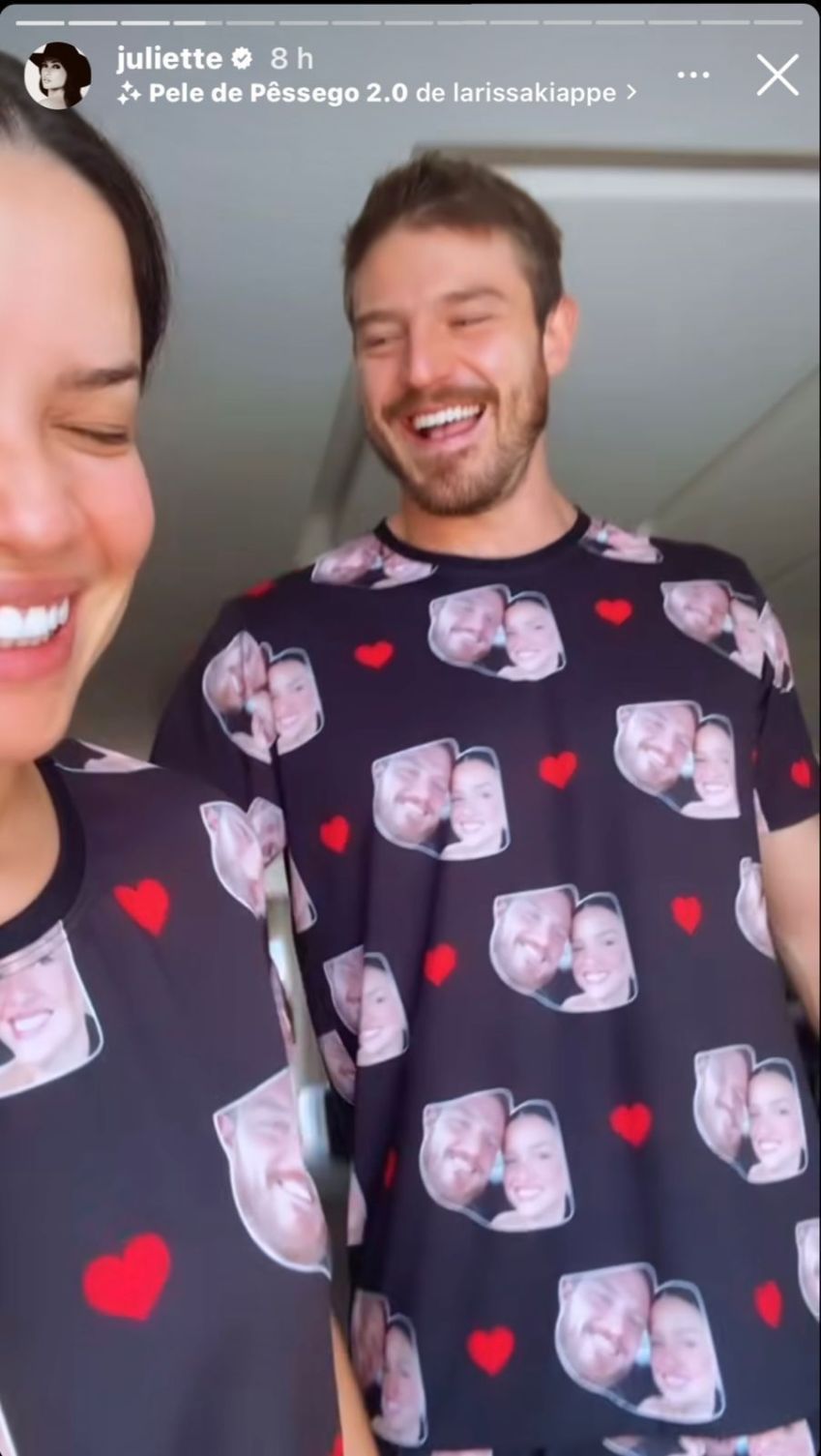 Kaique disse que esse será seu "pijama oficial" / Reprodução/Instagram