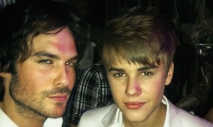 Ian Somerhalder relembra encontro de 2011 com Justin Bieber