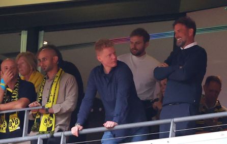 Jurgen Klopp compareceu ao estádio de Wembley para a decisão entre Borussia Dortmund e Real Madrid