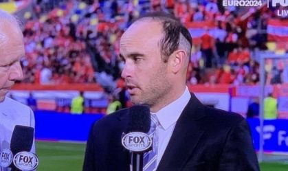 Landon Donovan em transmissão da Fox Sports