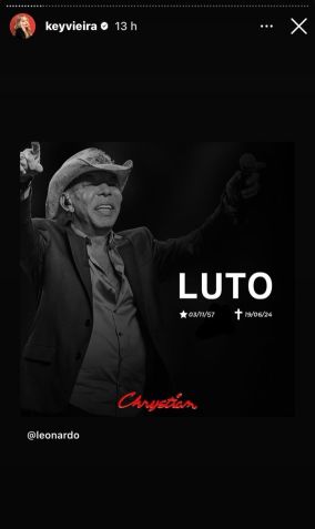 Cantor Leonardo também homenageou o sertanejo / Instagram/Leonardo