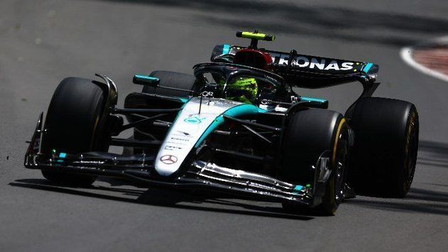 Lewis Hamilton fez o tempo mais rápido antes do treino classificatório no Canadá