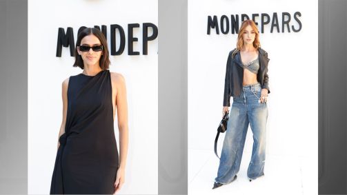 Bruna Marquezine e Jordana na estreia da marca de roupas de Sasha