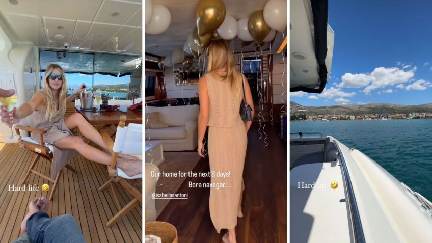 Isabella Santoni mostra interior de iate em lua de mel / Reprodução/Isabella Santoni/Instagram