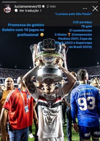 Luciano cutuca Carlos Miguel em seu Instagram / Reprodução/Instagram
