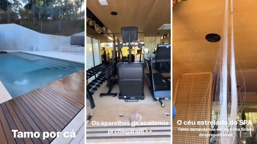 Virginia Fonseca mostra detalhes de mansão com academia e SPA / Reprodução/Virginia Fonseca/Instagram