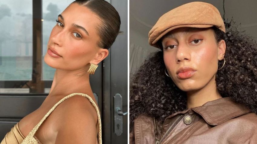 Blush com a ideia de "queimadinho do sol" para o inverno / Instagram/Hailey Bieber/Nisa-Miranda