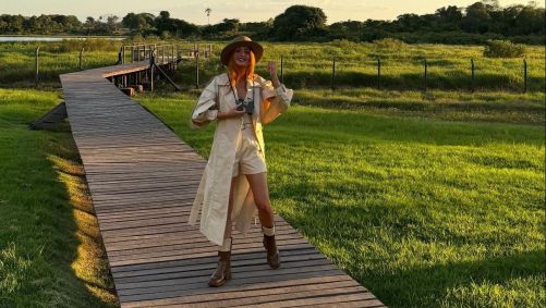 Marina Ruy Barbosa compartilha imagens da viagem ao Pantanal