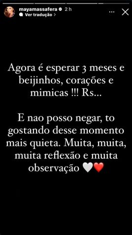 Influenciadora contou que passou por novo procedimento na segunda (24) / Instagram/Maya Massafera