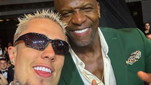 MC Daniel compartilha foto ao lado de Terry Crews