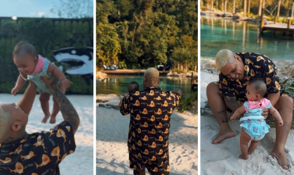 MC Ryan SP mostra lago artificial que construiu para filha de cinco meses; veja