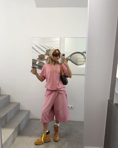 Lenço combinado com boné / Foto: Reprodução/Instagram/Sofia Coelho