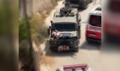 Forças israelenses amarram palestino ferido a jipe na Cisjordânia
