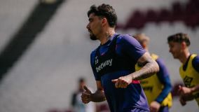 Lucas Paquetá com a camisa do West Ham, da Inglaterra