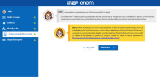 Passo 7: Para solicitar tratamento por nome social, o interessado deve realizar o cadastro dessa condição junto à Receita Federal