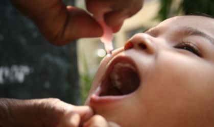 Two polio drops of safety
