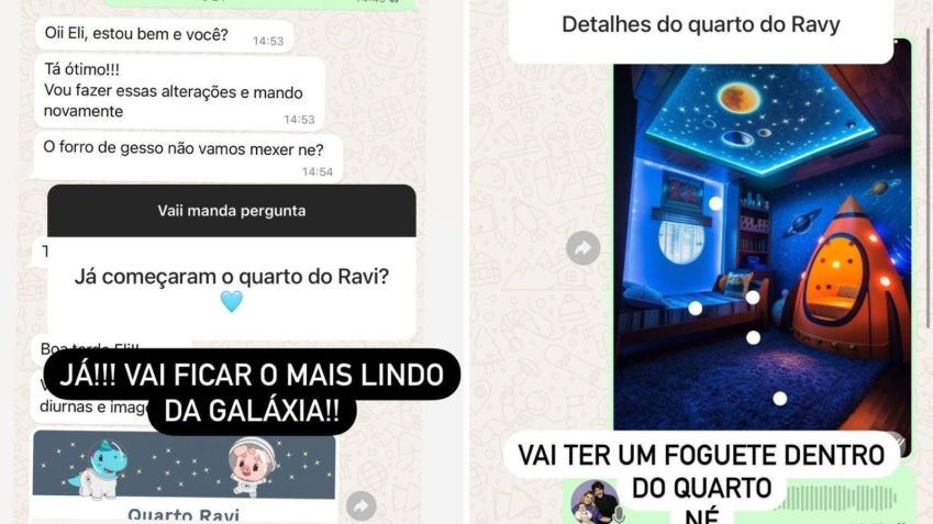 Eliezer mostra detalhes e decoração do quarto de Ravi / Instagram/Eliezer