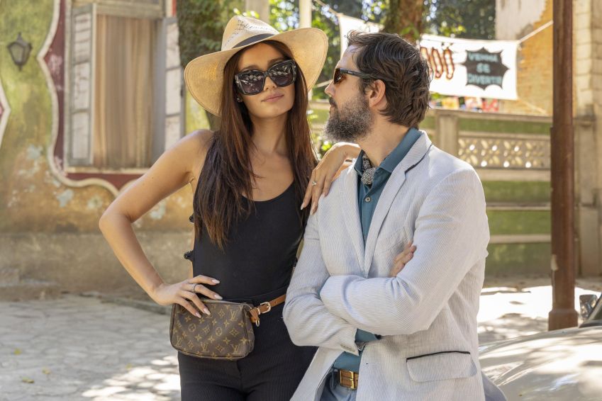 Eliana (Sophie Charlotte) decide seduzir Egídio (Vladimir Brichta) / Globo/Beatriz Damy