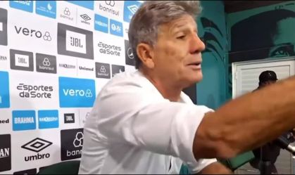 Renato Gaúcho discute com repórter após derrota no Gre-Nal; veja
