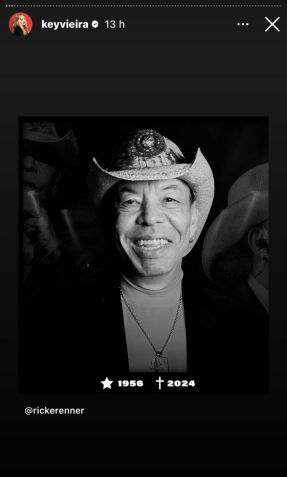 Key Vieira também compartilhou homenagem de Rick e Renner / Instagram/Key Vieira