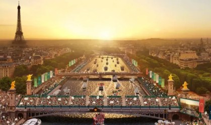 Paris 2024: testes para cerimônia de abertura são realizados no Rio Sena