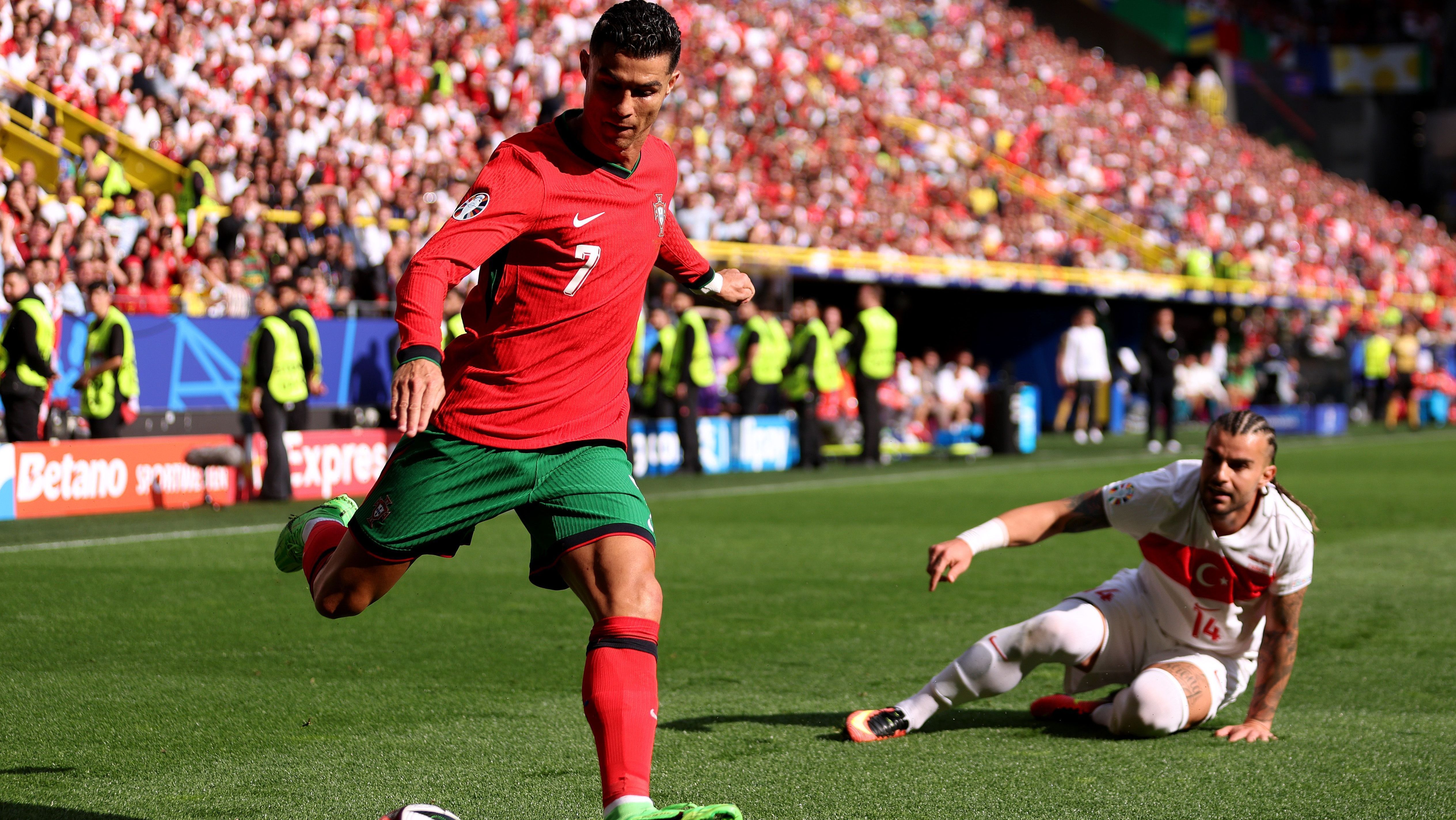 Cristiano Ronaldo em Portugal x Turquia