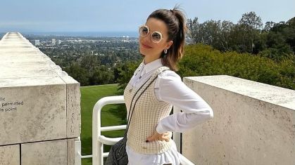 Sandy abre álbum de fotos com viagem para Los Angeles
