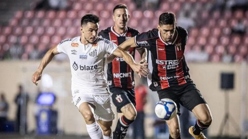 Santos perdeu para o Botafogo-SP