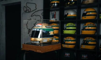 Capacete comemorativo celebra 30 anos do legado de Senna