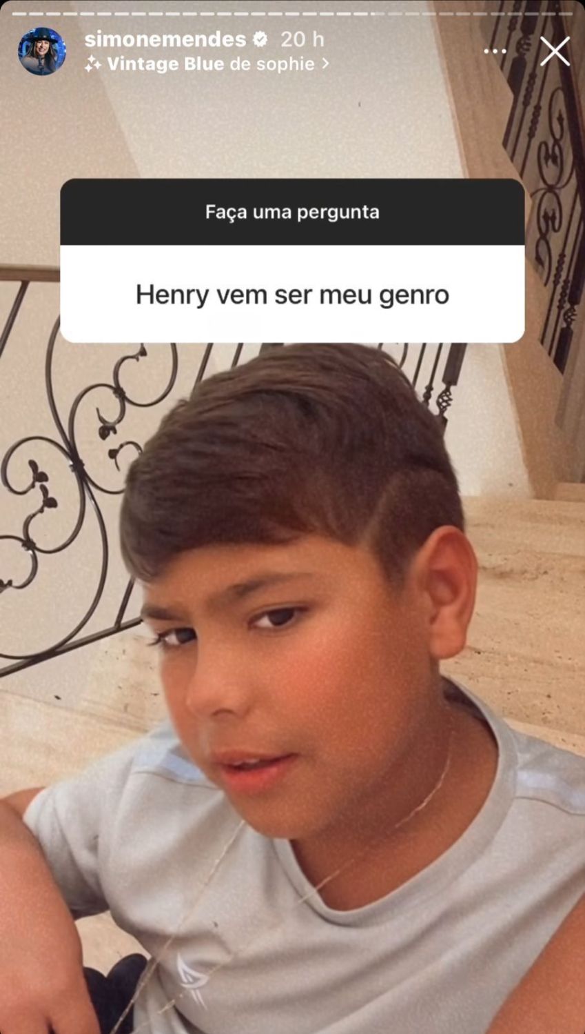 Henry respondeu pedido de seguidora de Simone / Reprodução/Instagram