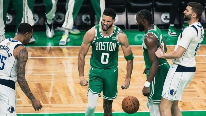 Time de Tatum foi o grande campeão da NBA • Reprodução/Boston Celtics