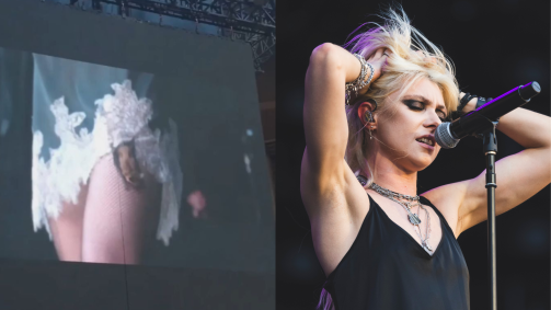 Taylor Momsen foi mordida por um morcego na abertura do show do AC/DC em Sevilha, na Espanha