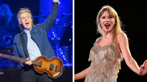 Paul McCartney e Taylor Swift em apresentações solo