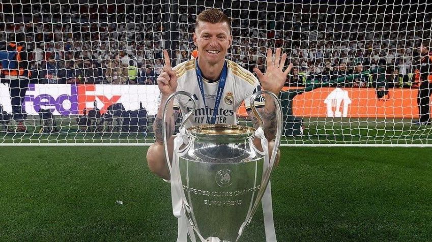 Toni Kroos conquistou a sua sexta Champions League da carreira / Instagram/Toni Kroos