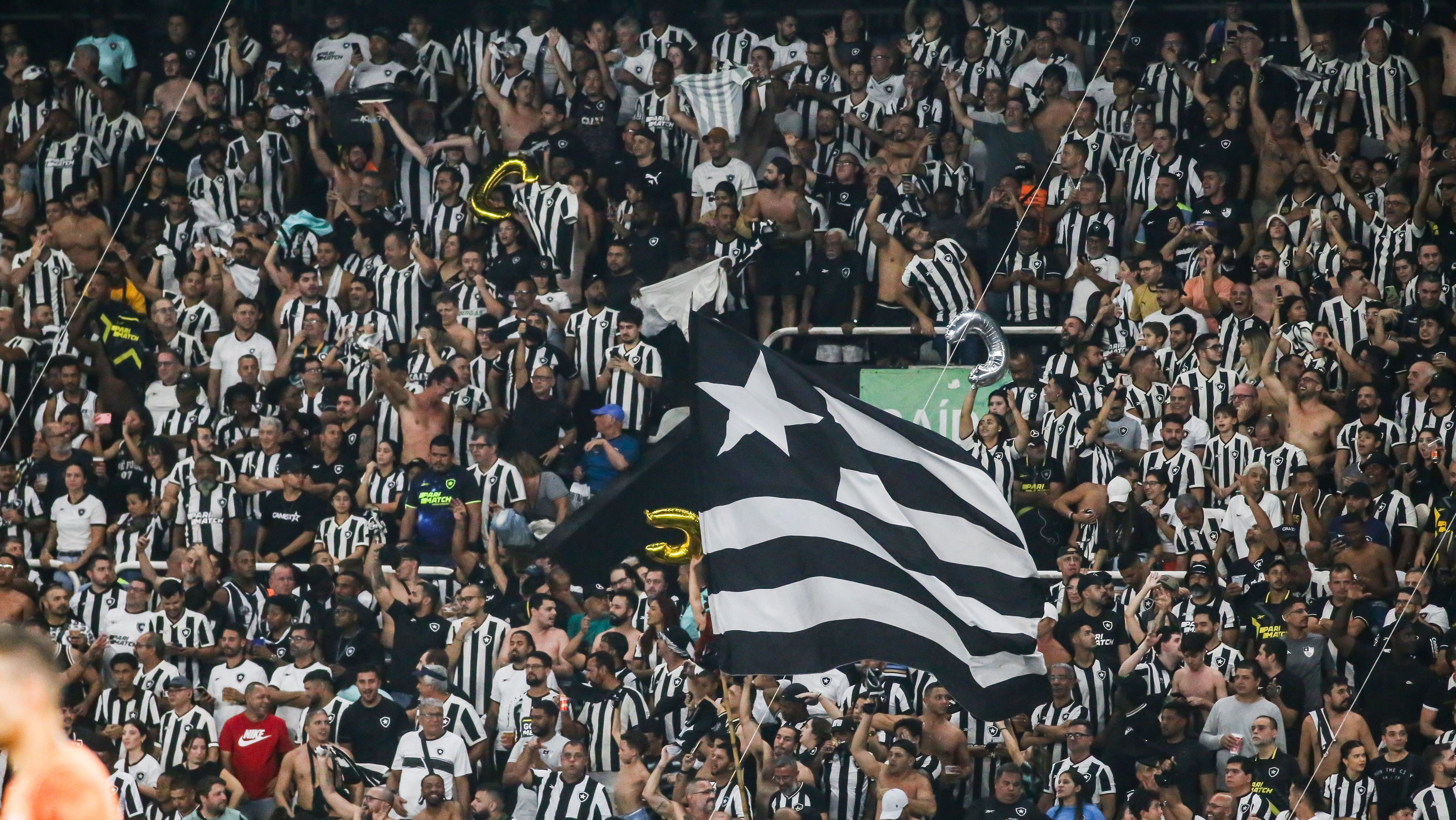 Torcida do Botafogo no Nilton Santos