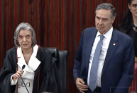 Barroso a Cármen: STF estará ao lado do TSE para o que se fizer necessário