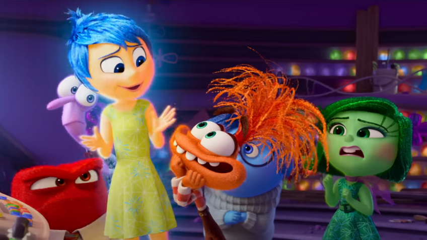 Cena da animação "Divertida Mente 2", que estreou dia 20 de junho • Reprodução/YouTube/Pixar