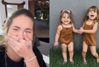 Virginia relata 1ª briga entre as filhas e cai na gargalhada; entenda