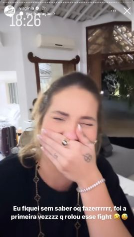 Virginia deu detalhes da primeira "fight" de Maria Alice e Maria Flor / Reprodução/Instagram