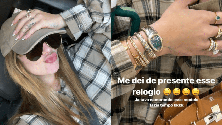 Virginia Fonseca se presenteia com relógio de R$ 110 mil / Reprodução/Instagram