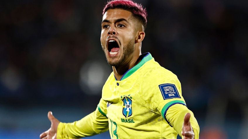 Yan Couto em jogo da Seleção Brasileira • Ernesto Ryan/Getty Images