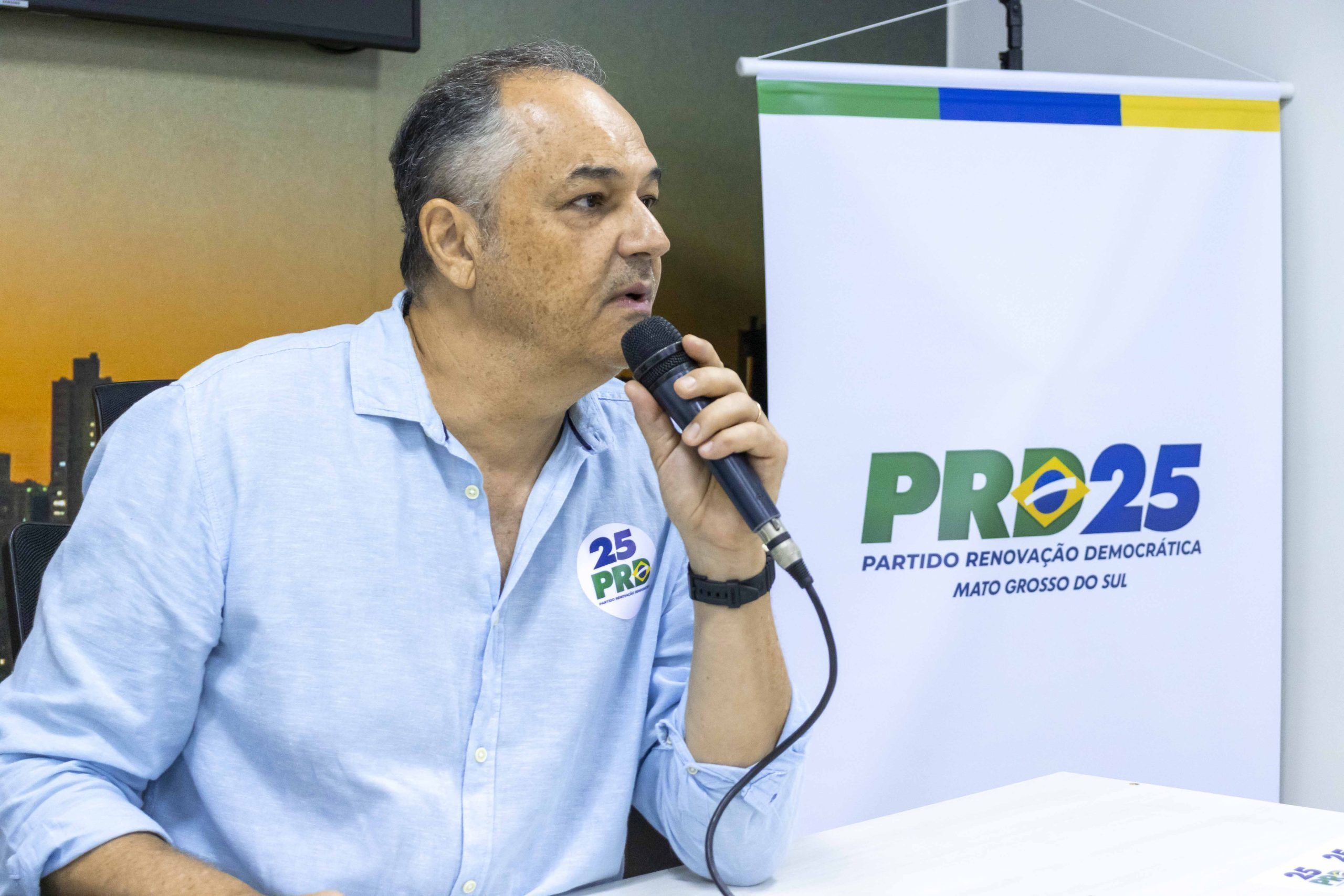 Professor André Luiz, pré-candidato do PRD à Prefeitura de Campo Grande / Reprodução