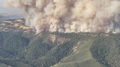 Incêndio florestal na Califórnia