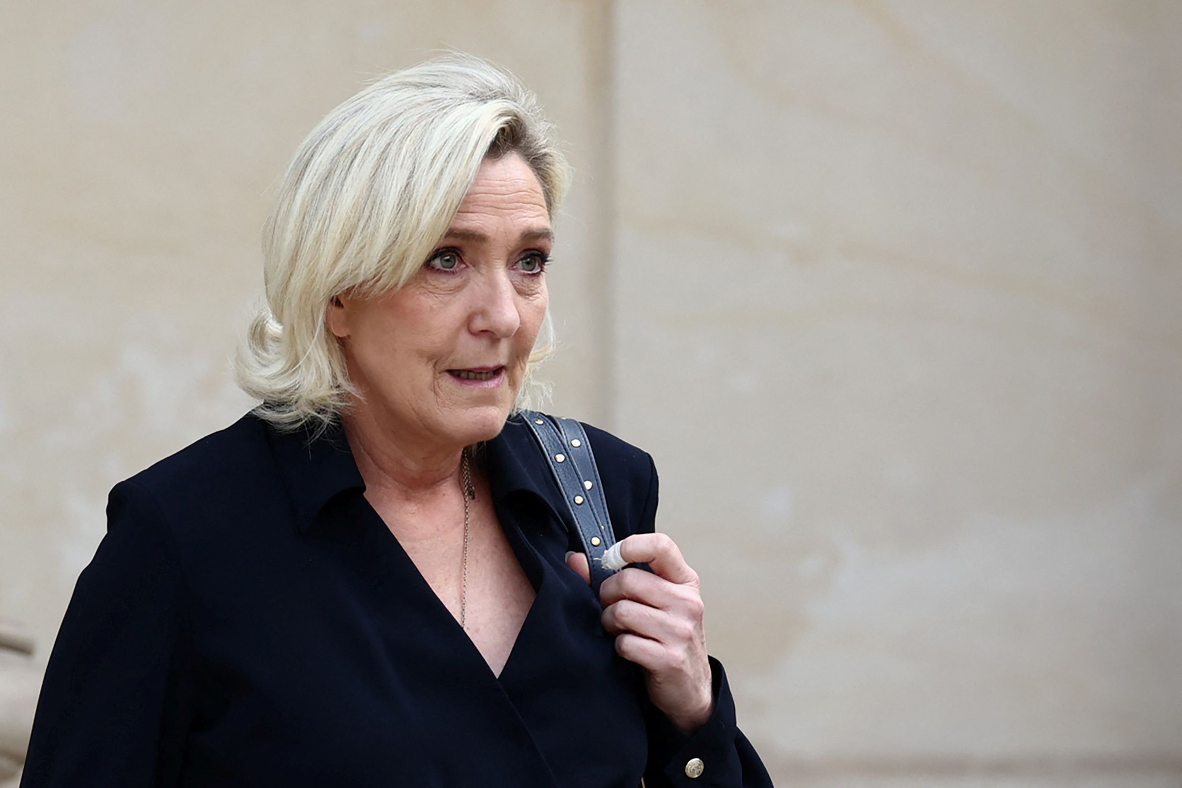Marine Le Pen em Paris