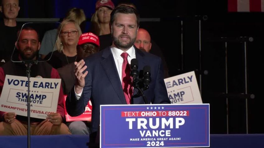 JD Vance faz evento de campanha em Ohio / REUTERS
