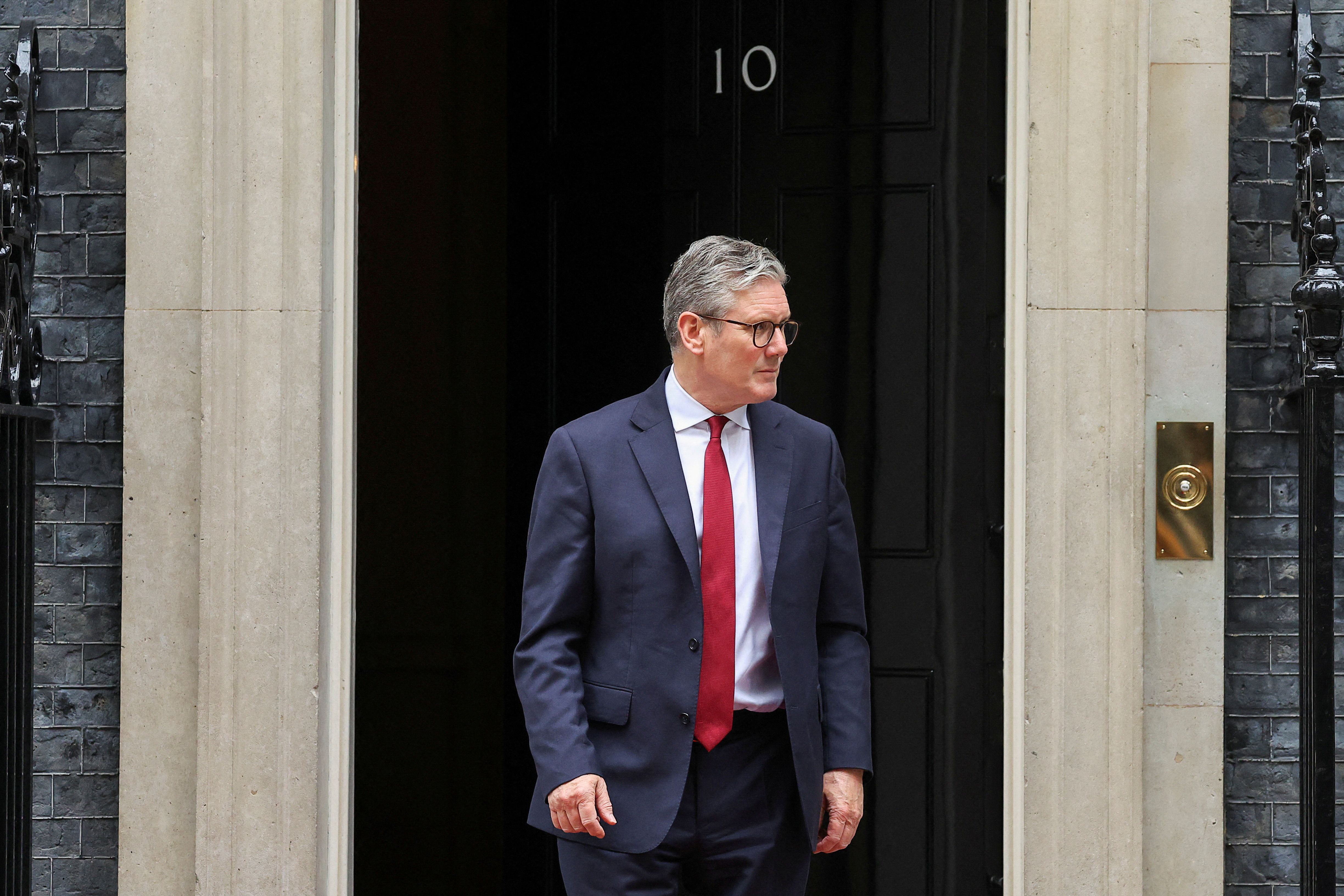 Primeiro ministro do Reino Unido, Keir Starmer, em Londres, Reino Unido